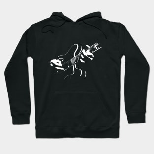 Playing Electric Guitar Hoodie